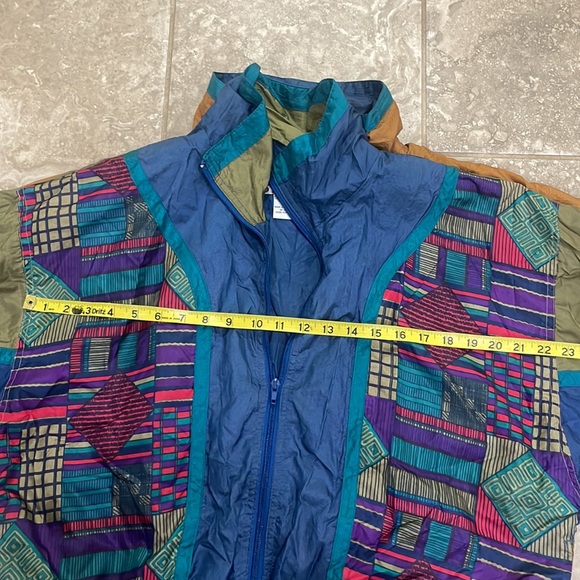 Set of 2 1980s Vintage Active Stuff Zip Up Jacket Windbreaker Size Large - Picture 14 of 16